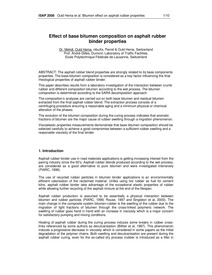 Bitumen Binder and Types, PDF, Asphalt
